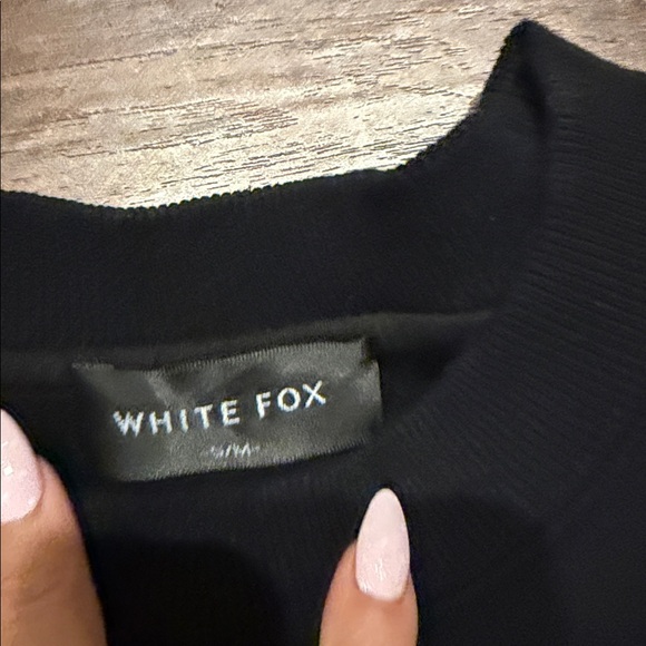 White fox black sweatshirt - Picture 4 of 5